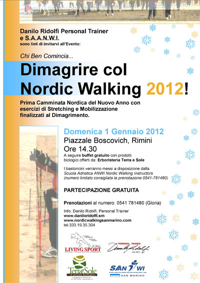 nordic wlking rimini san marino
