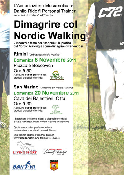 nordic walking rimini riccione