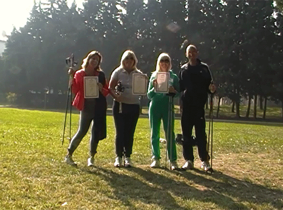 nordic walking rimini corso di tecnica